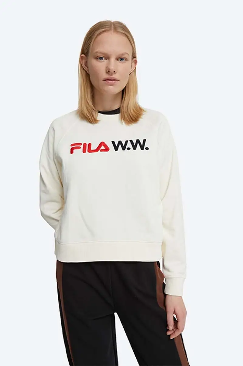 felpa Elena x FIla donna Bianco