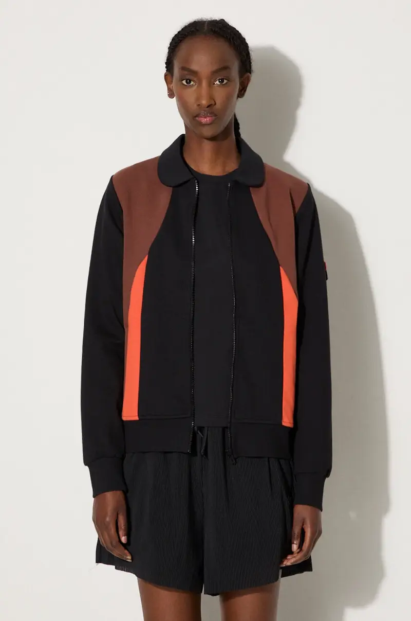 felpa Evonn x Fila donna Nero