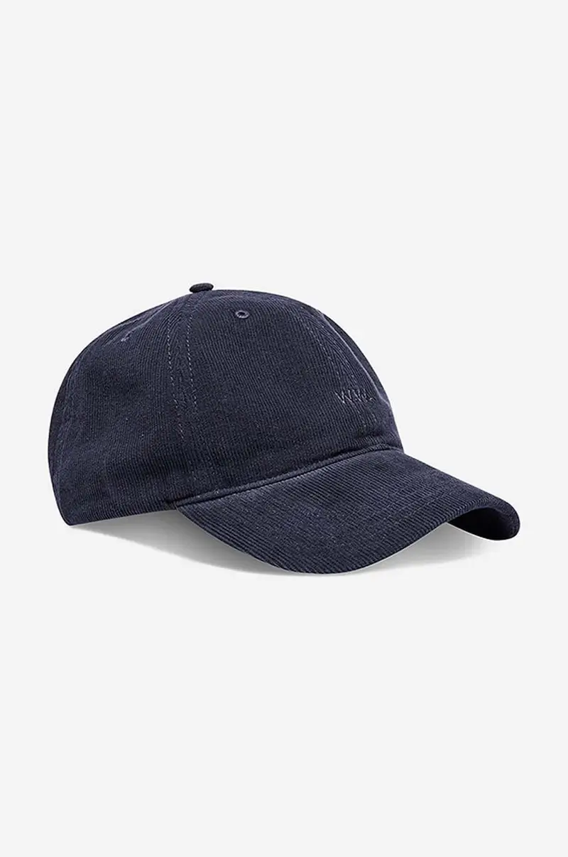 Low profile corduroy cap 12130810.9016 Blu navy