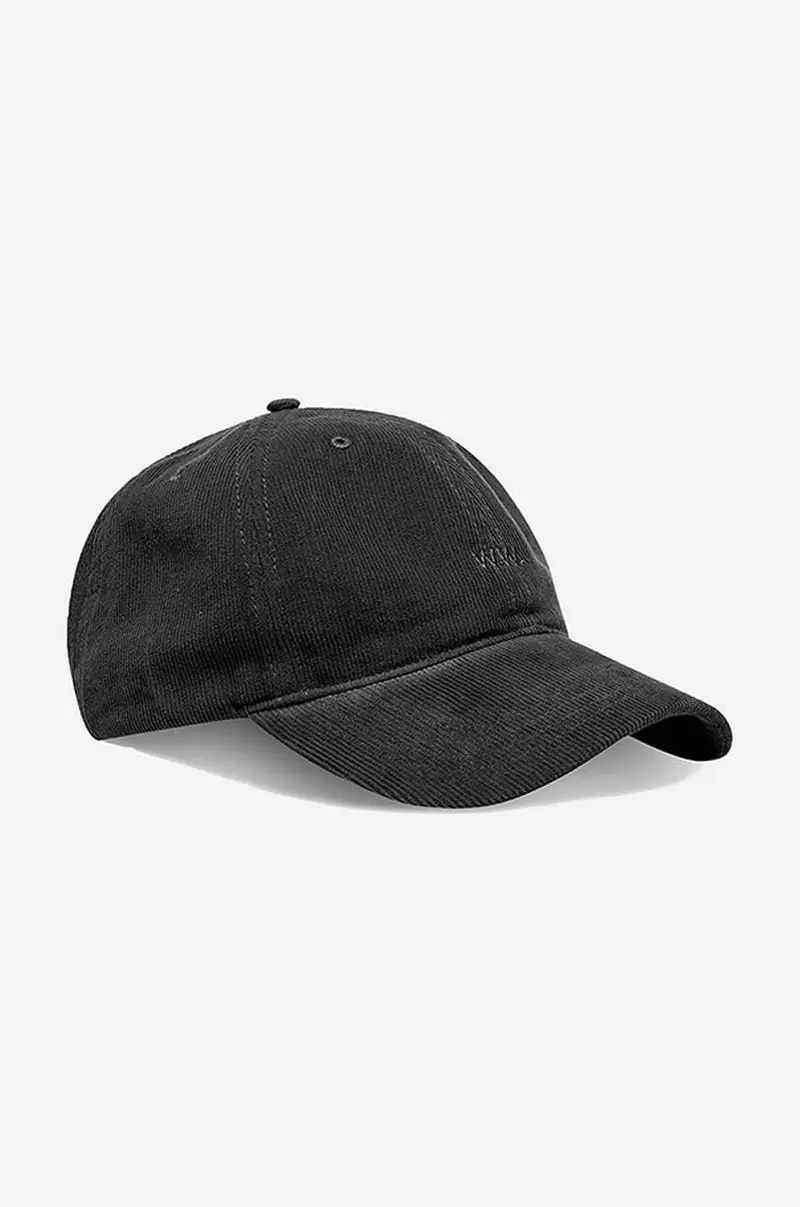 Low profile corduroy cap 12130810.9016 Nero