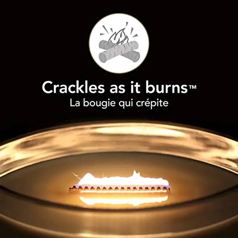 WoodWick Candela profumata Ellispe con stoppino crepitante, Lavanda e Cedro, Durata della fragranza: fino a 50 ore miniatura 3