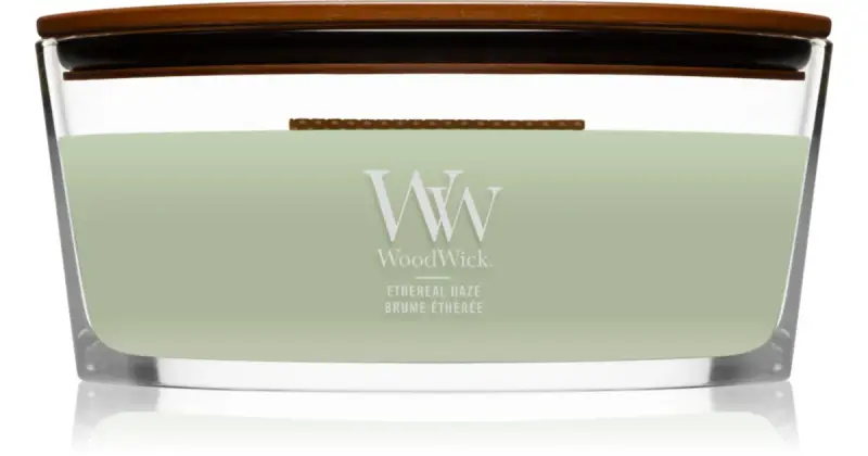 Ethereal Haze candela profumata con stoppino in legno (hearthwick) 453,6 g