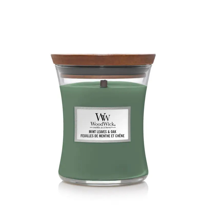 Hourglass Candles Mint Leaves & Oak - MEDIUM - Candele profumate