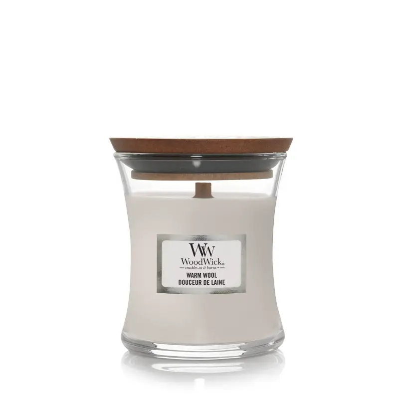 Hourglass Candles Warm Wool 85g - SMALL - Candele profumate