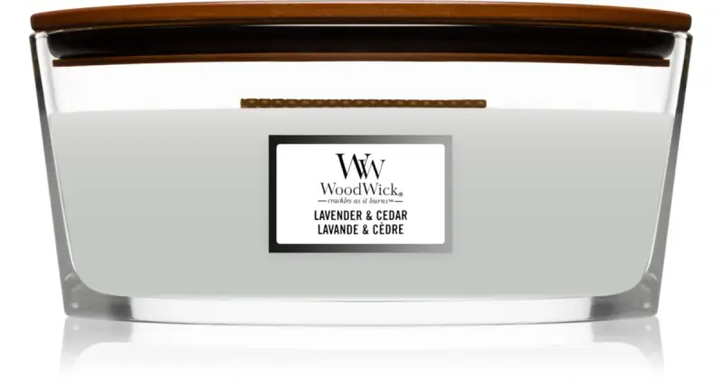 Nave candela profumata Lavanda & Cedro 453 g