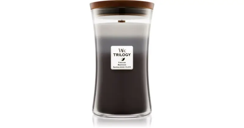 Trilogy Warm Woods candela profumata con stoppino in legno 609,5 g