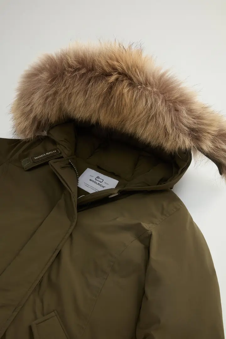 Woolrich Parka Bambina Verde 2754955 miniatura 2