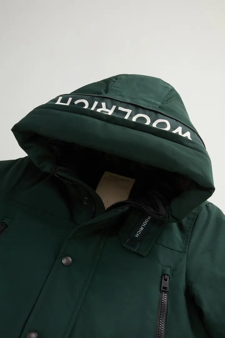 Woolrich Parka Bambino Verde 2754953 miniatura 2