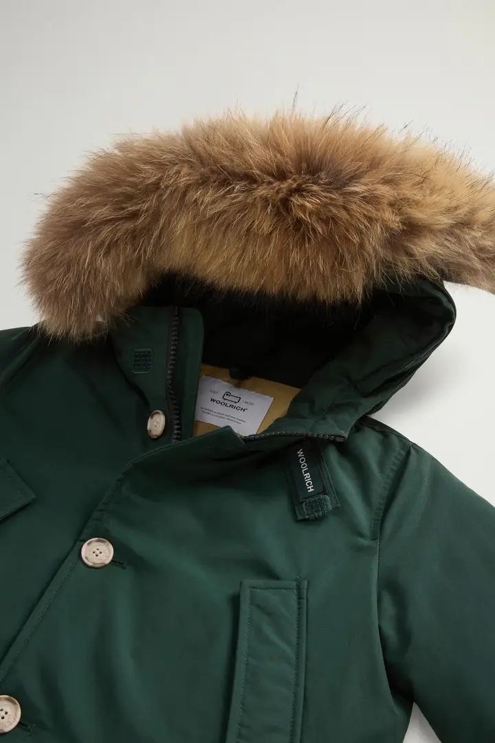 Woolrich Parka Bambino Verde 2754950 miniatura 2