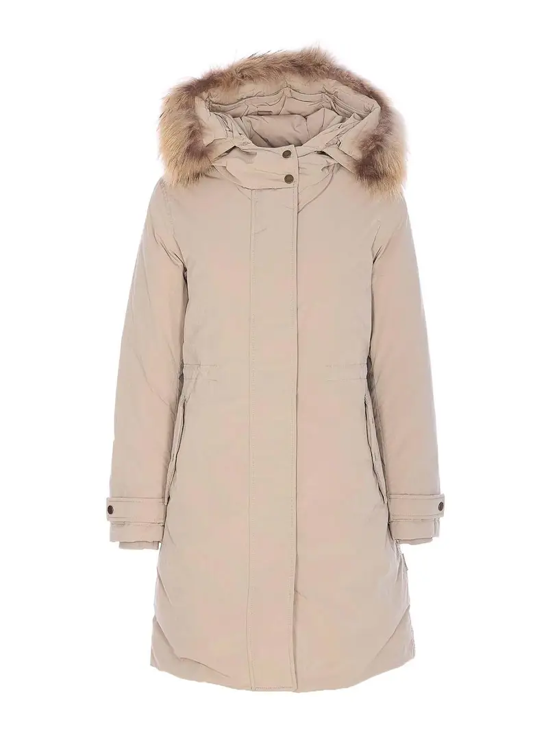 Beige Grace Fur Parka