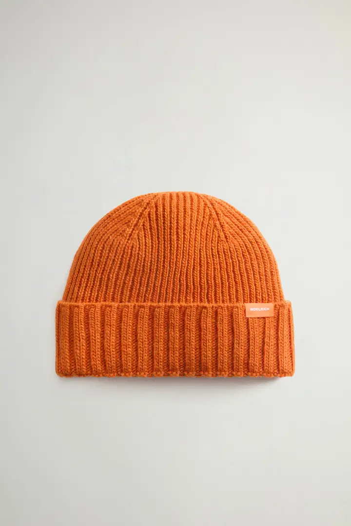 Berretto da bambino in misto lana Arancione Blaze Orange