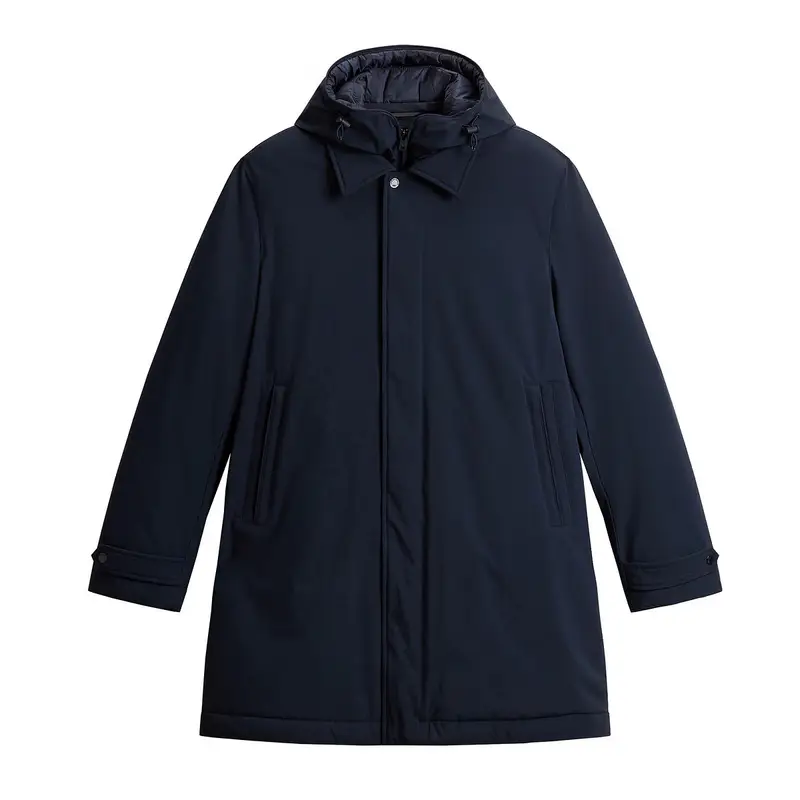 CAPPOTTO 2 IN 1 CON CAPPUCCIO E PETTORINA STACCABILE Blu