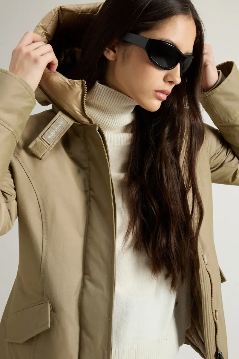 Woolrich Parka Donna Beige 2414749 miniatura 3