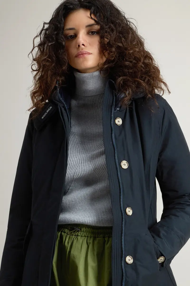 Woolrich Parka Donna Blu 2002902 miniatura 3