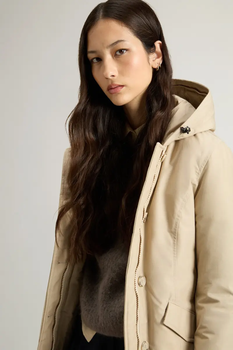 Woolrich Parka Donna Beige 2002894 miniatura 3