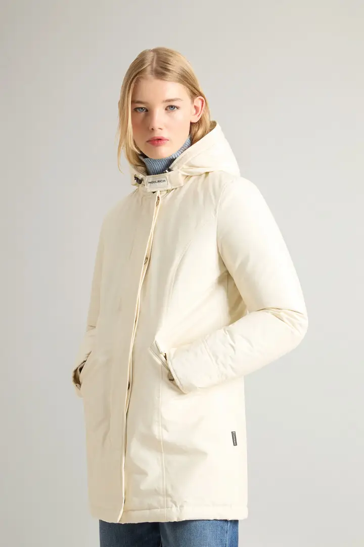 Woolrich Parka Donna Bianco 3885527 miniatura 3