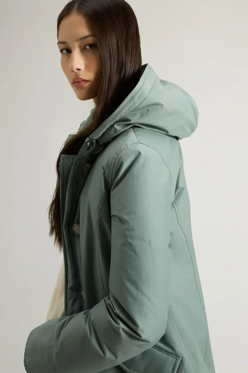 Woolrich Parka Donna Verde 2414746 miniatura 3