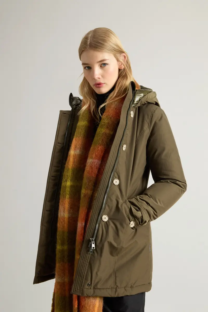 Woolrich Parka Donna Verde 2002901 miniatura 3