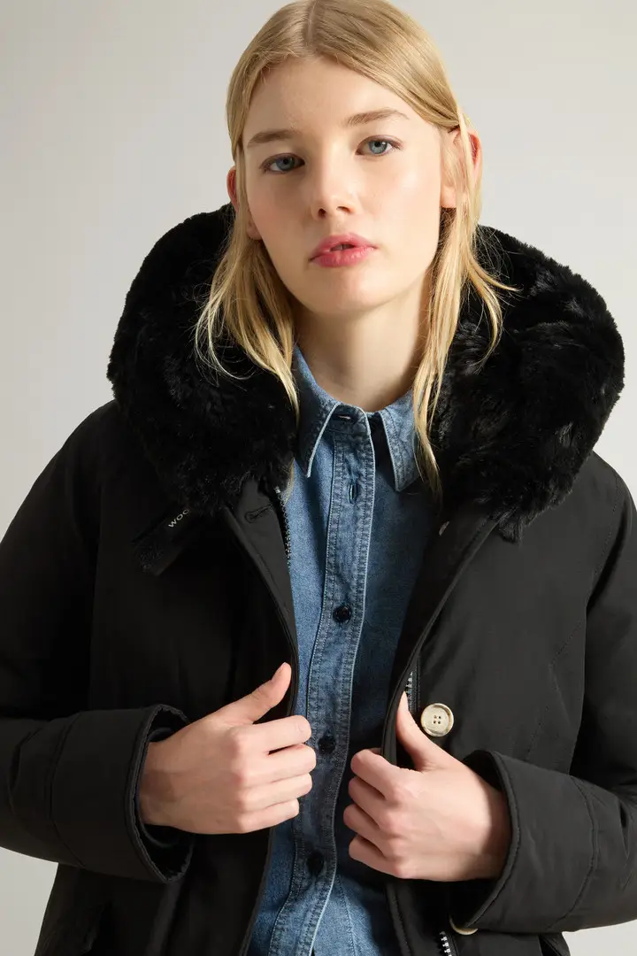 Woolrich Parka Donna Nero 3263000 miniatura 3