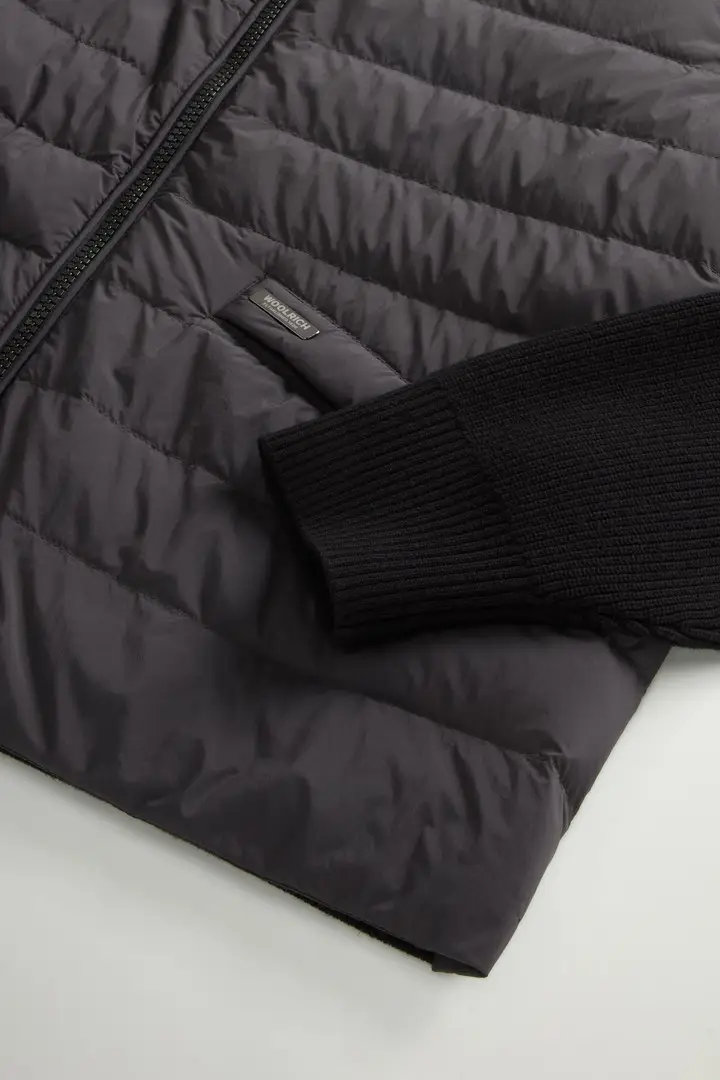 donna Bomber ibrido in nylon Nero Faded Black miniatura 2