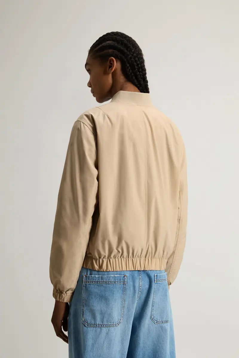 Woolrich Donna Bomber in Urban Touch Beige Taglia XS miniatura 2