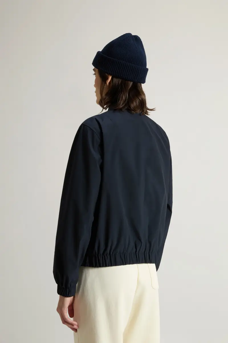 Woolrich Donna Bomber in Urban Touch Blu Taglia XS miniatura 2