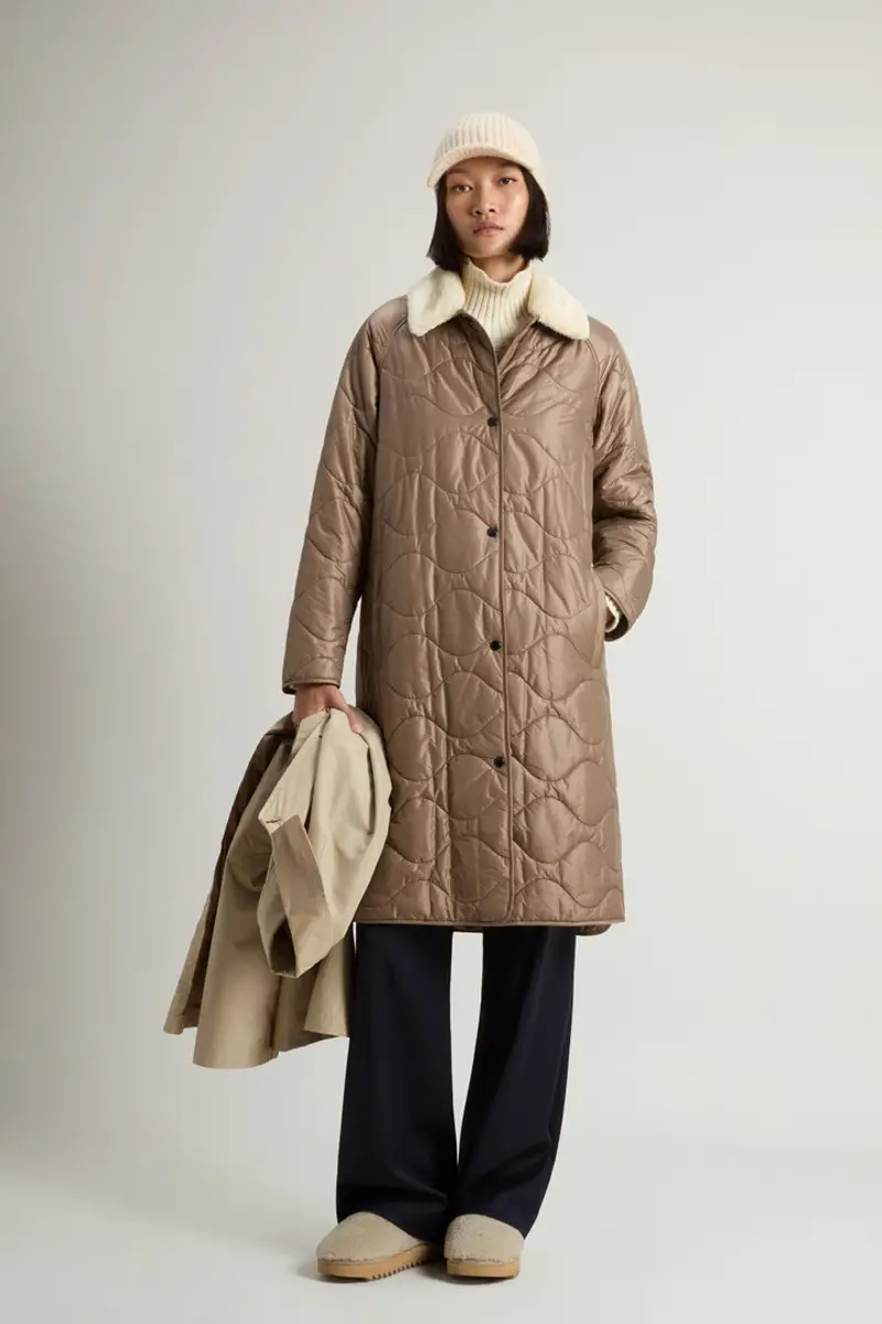 Woolrich Oxford Donna Beige 2414777 miniatura 3