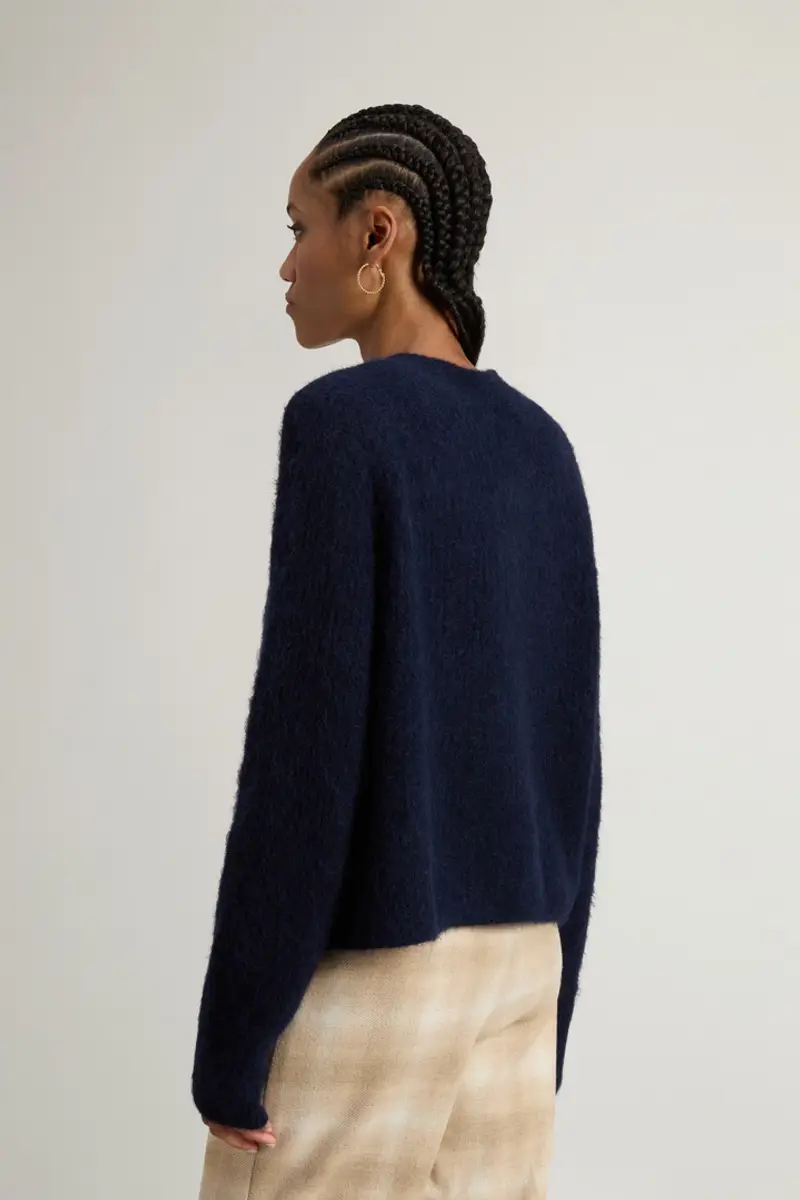 Woolrich Cardigan Donna Blu 2414737 miniatura 2