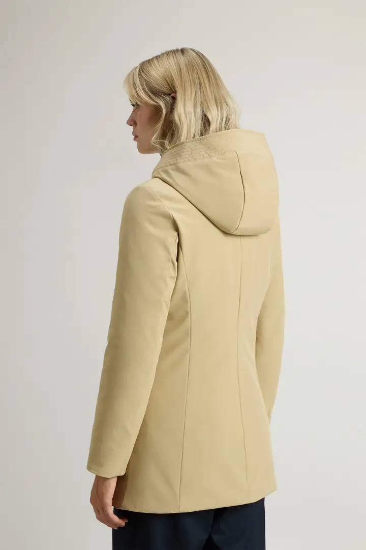 Woolrich Parka Donna Beige 2519026 miniatura 2