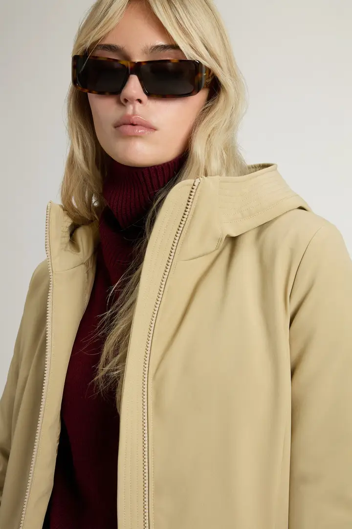 Woolrich Parka Donna Beige 2519026 miniatura 3