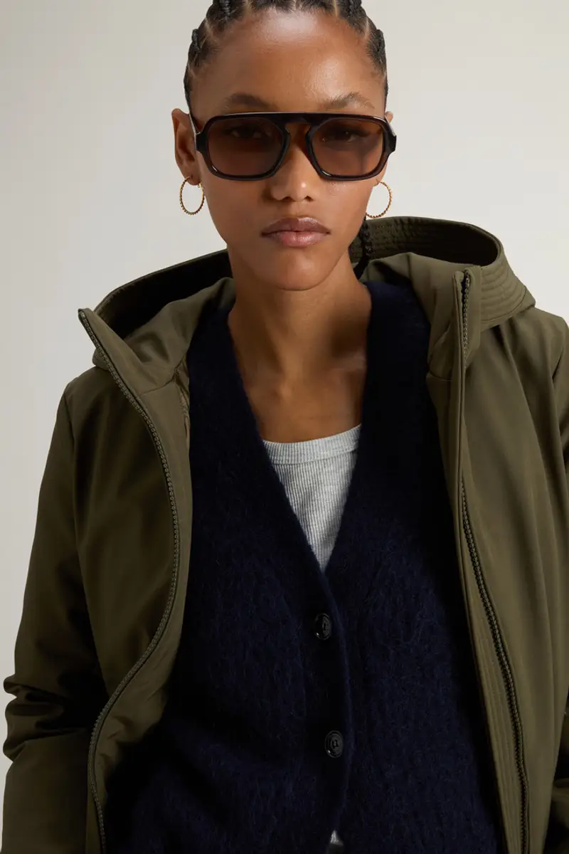 Woolrich Parka Donna Verde 2414788 miniatura 3