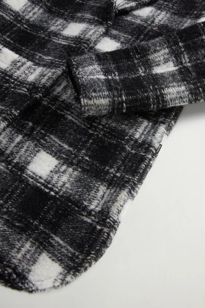 donna Giacca a camicia Gentry in misto lana Nero Black Check miniatura 2