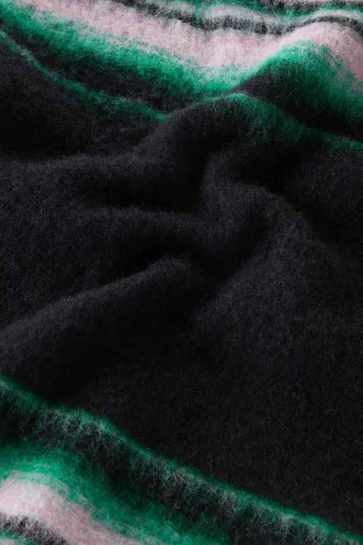 donna Giacca a camicia Gentry in misto lana Nero Black Stripe miniatura 3