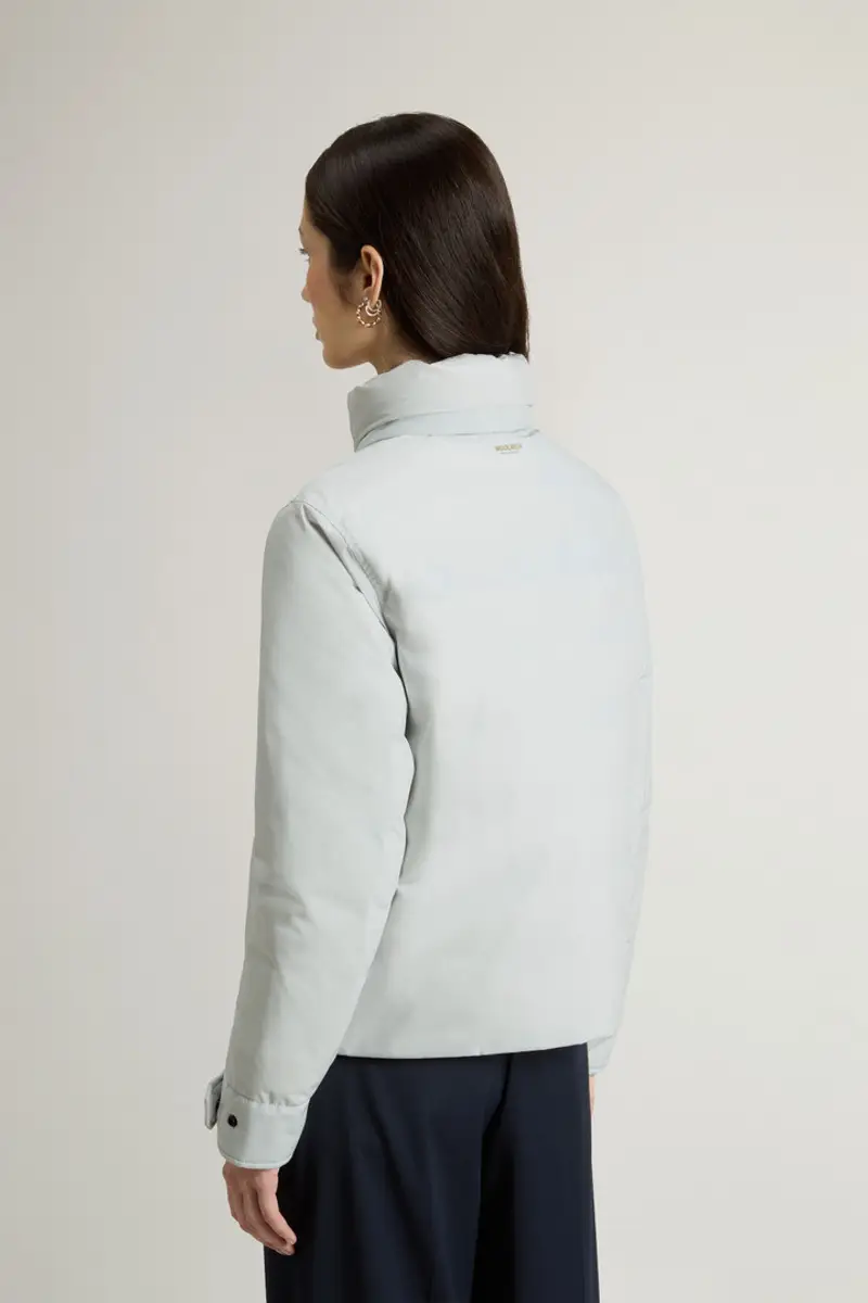 Donna Giacca Cloud con collo alto e cappuccio richiudibile Grigio Dry Gray miniatura 2