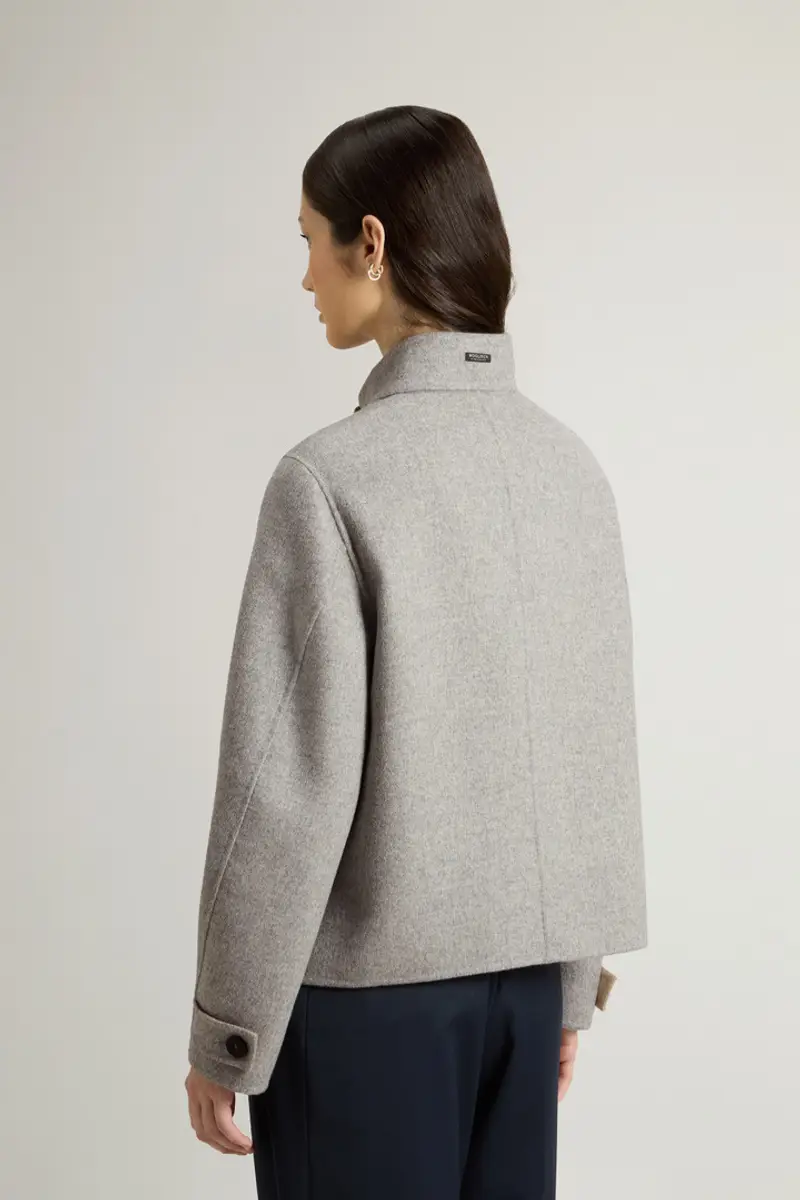 Woolrich Donna Giacca in misto lana Grigio Taglia XS miniatura 2