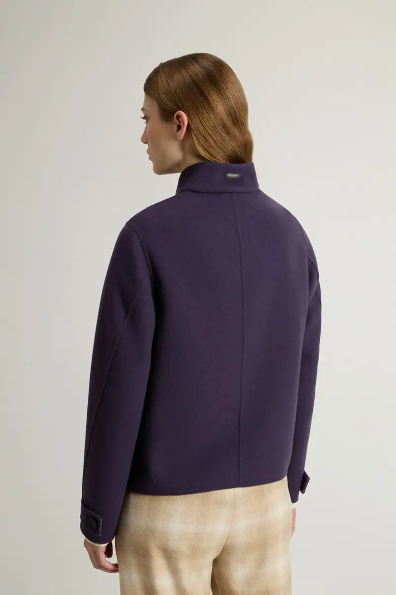 Woolrich Donna Giacca in misto lana Lilla Taglia XS miniatura 2