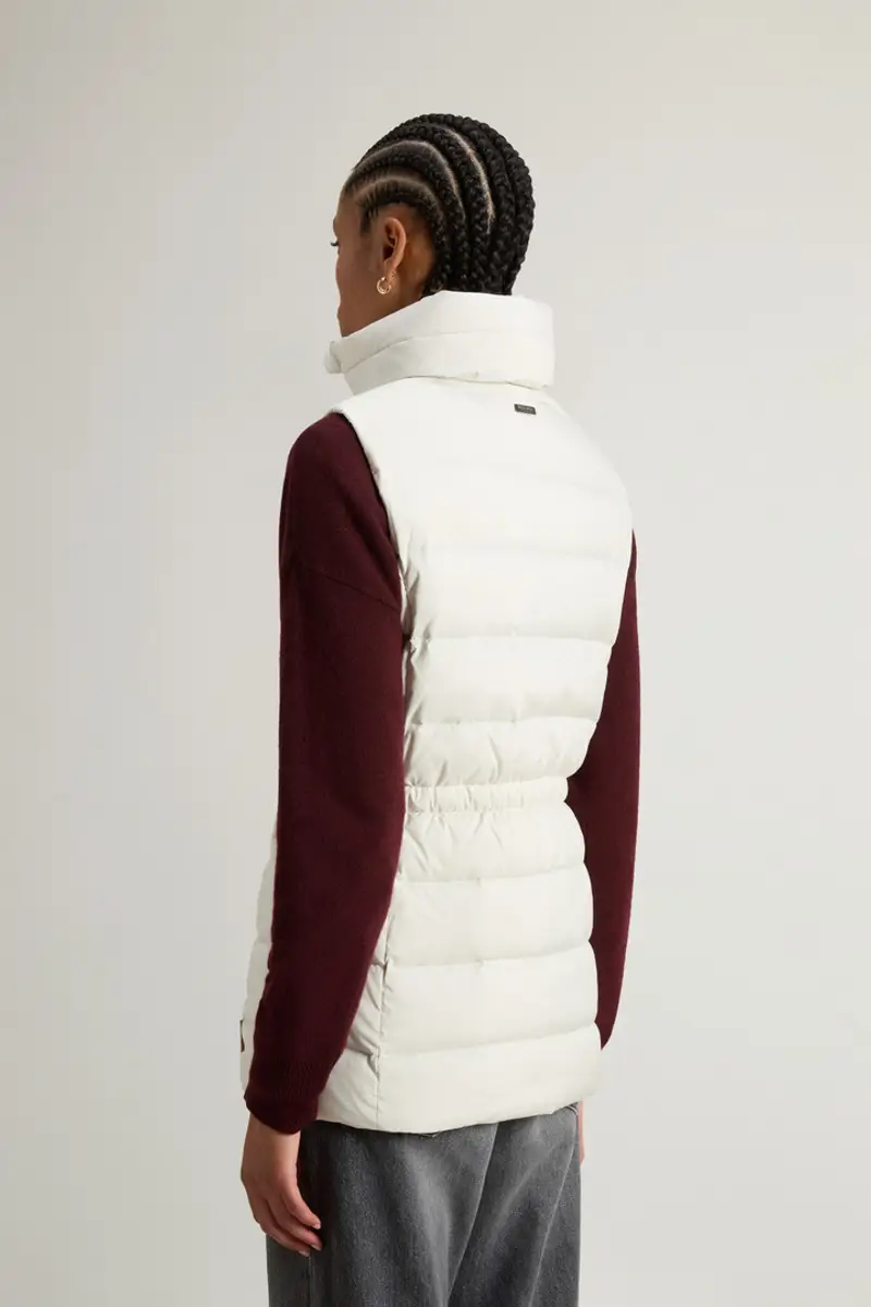 Woolrich Gilet Donna Bianco 2414791 miniatura 2