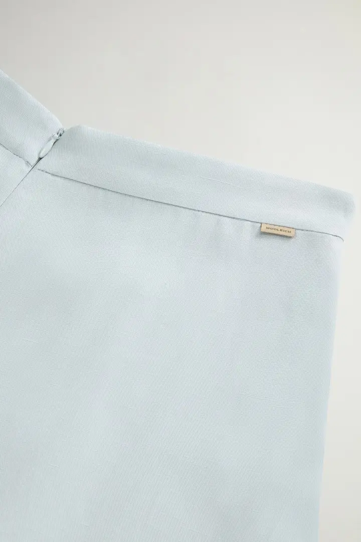 donna Gonna lunga in misto lino Blu Alpine Tundra miniatura 3