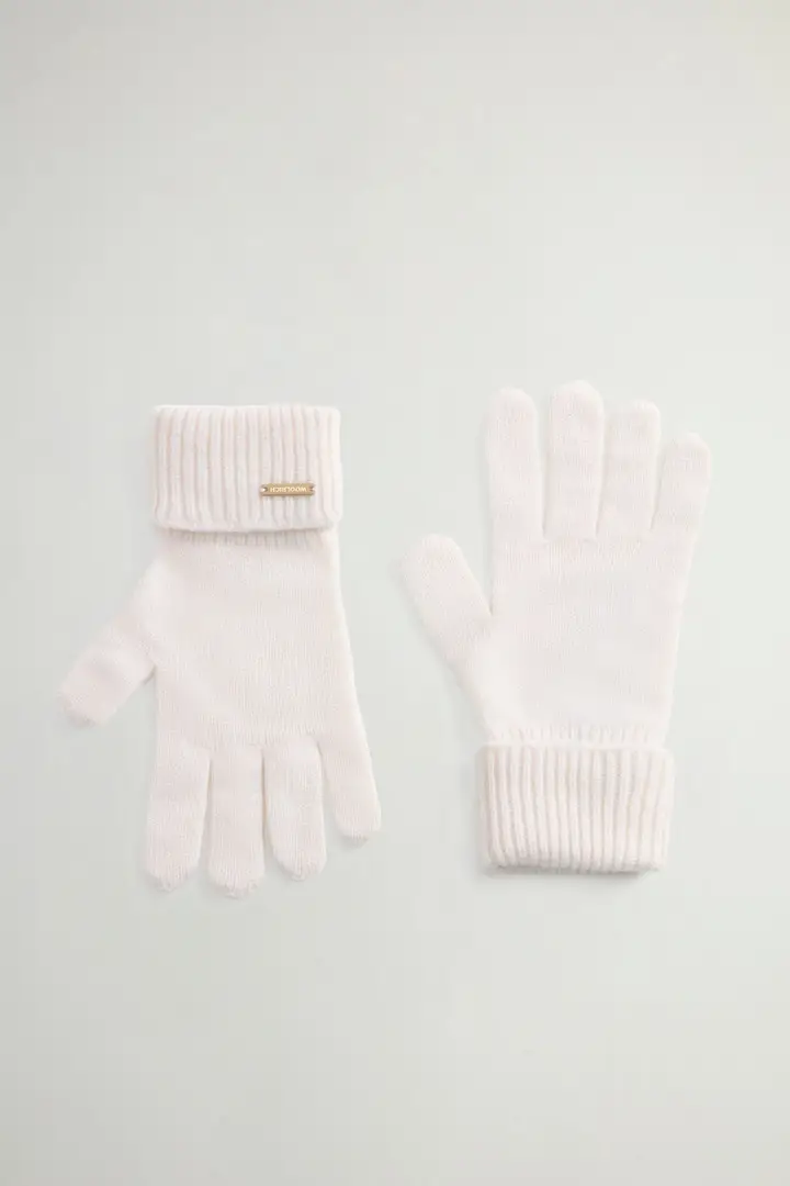 Woolrich Guanti Donna Bianco 2519004