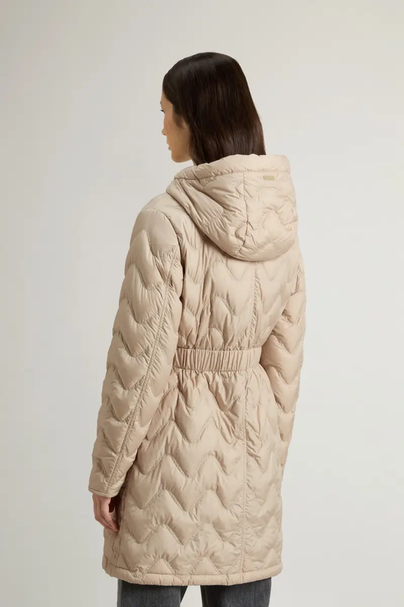Woolrich Parka Donna Beige 2414761 miniatura 2