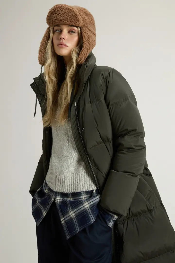 Woolrich Parka Donna Verde 2720184 miniatura 3