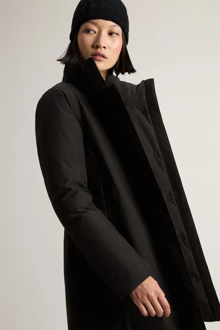 Woolrich Parka Donna Nero 3209633 miniatura 3