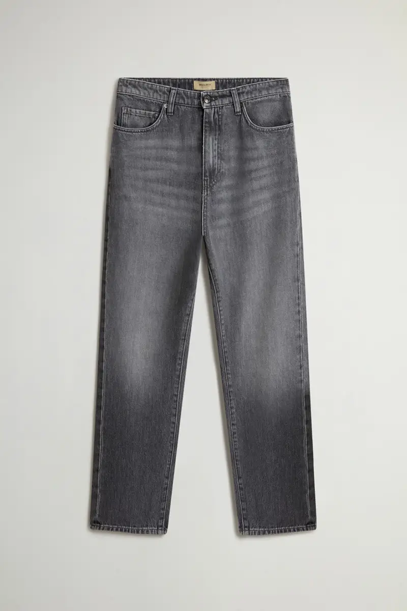 Woolrich Donna Pantaloni in denim di puro cotone Grigio Taglia 25 miniatura 2