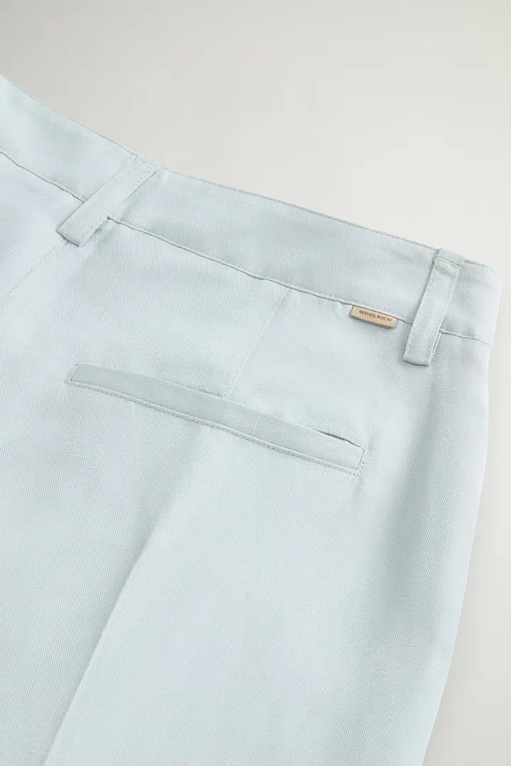 donna Pantaloni in misto lino Blu Alpine Tundra miniatura 2