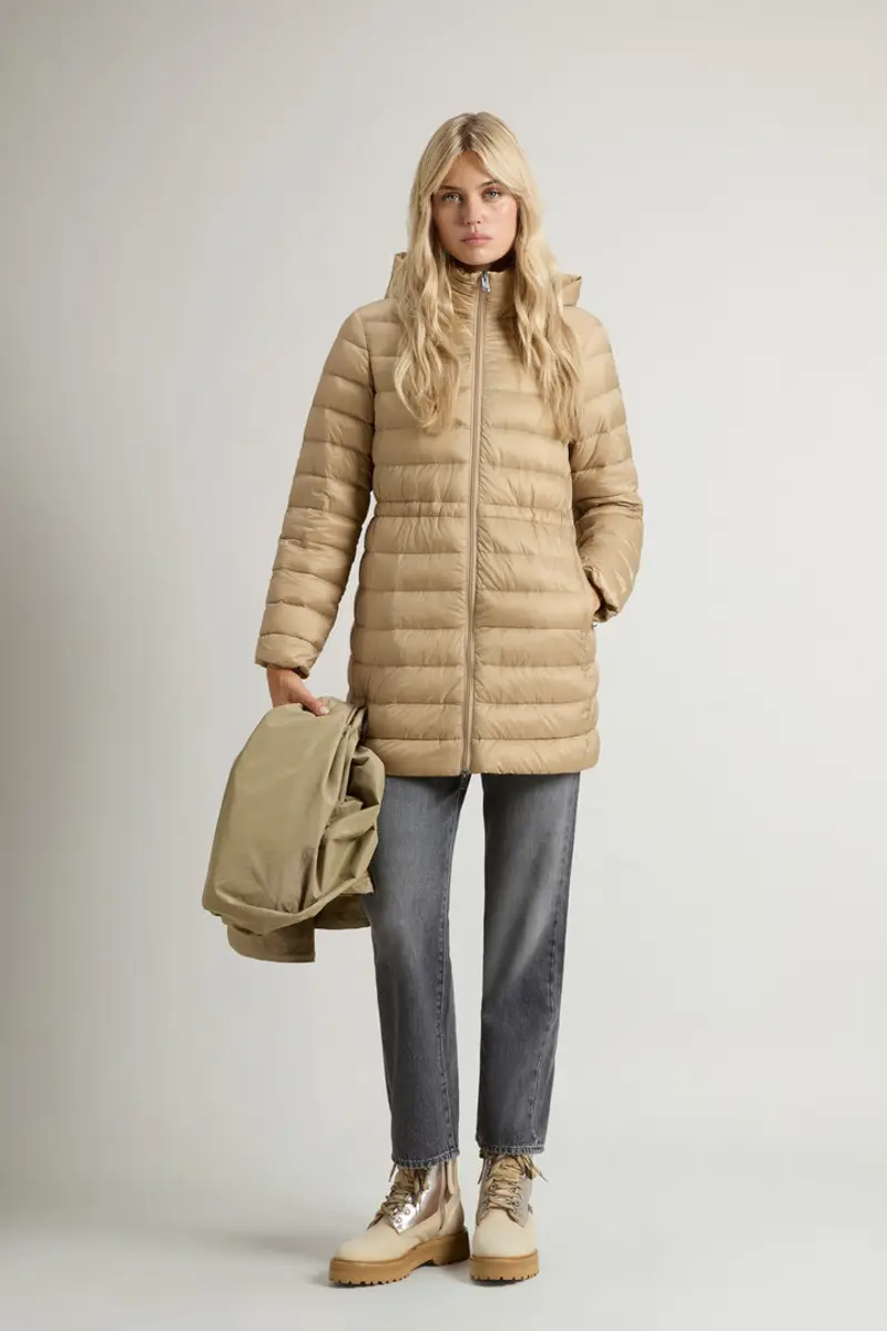 Woolrich Parka Donna Beige 2414750 miniatura 3