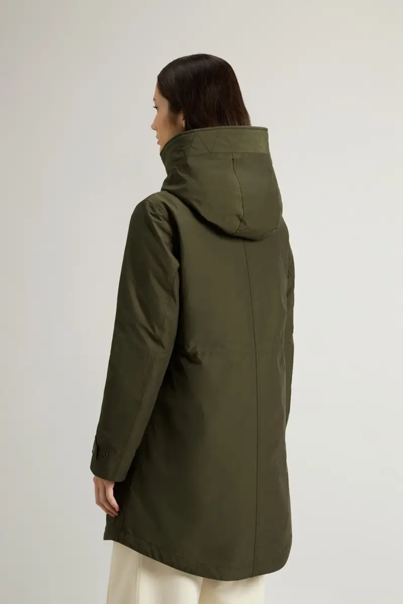 Woolrich Parka Donna Verde 2414751 miniatura 2