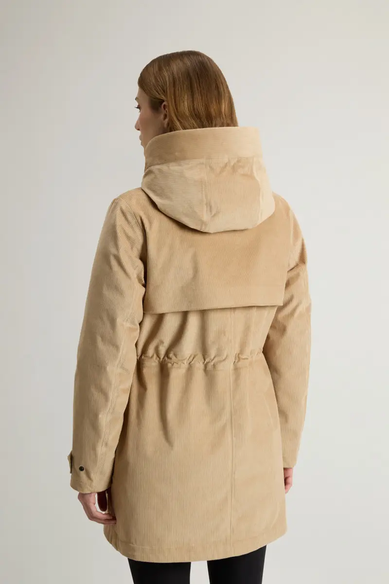 Woolrich Parka Donna Beige 2414778 miniatura 2