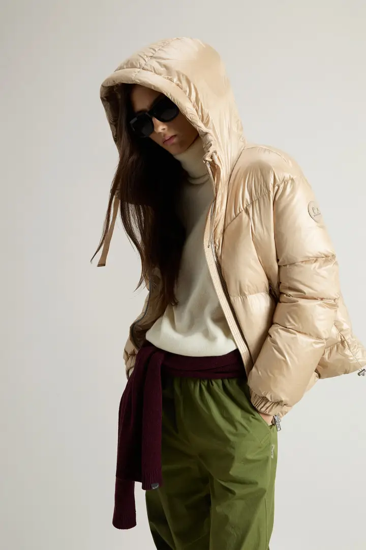 Woolrich Oxford Donna Beige 3734626 miniatura 3