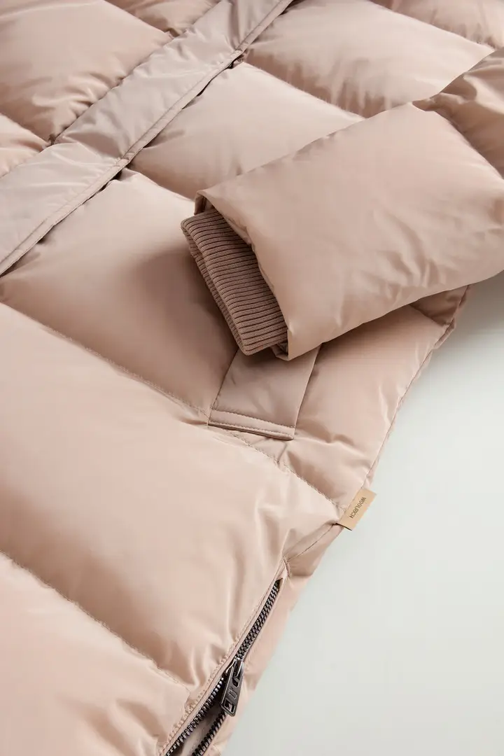 Donna Piumino Kelly lungo Grigio Light Taupe miniatura 2