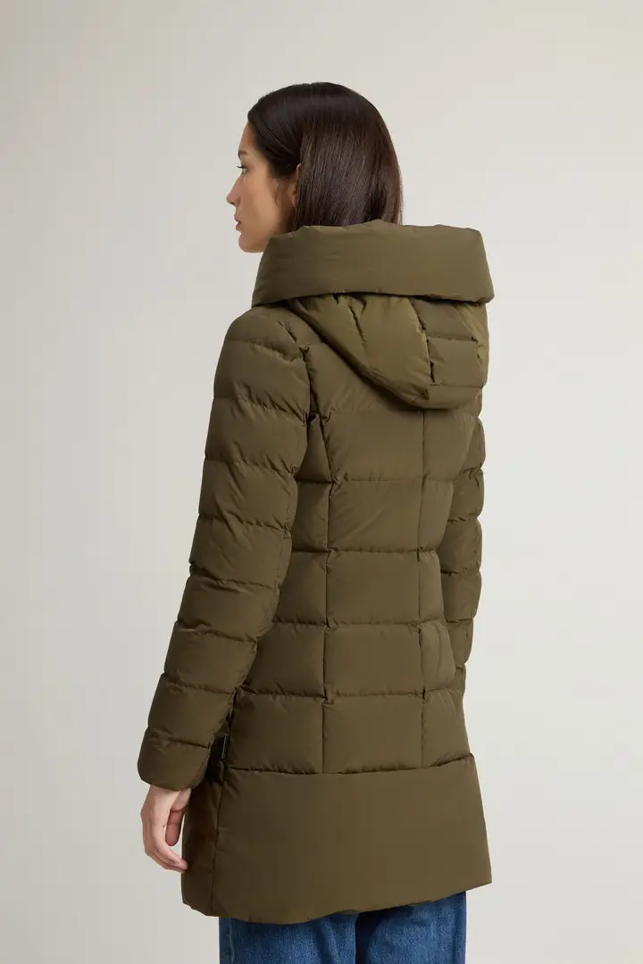 Woolrich Parka Donna Verde 3340588 miniatura 2